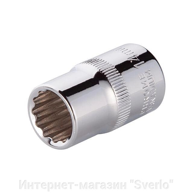 Головка дванадцятигранна 1/2", 14 мм INTERTOOL ET-0214 від компанії Интернет-магазин "Sverlo" - фото 1