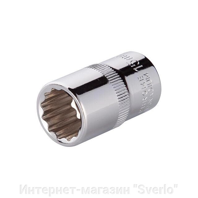 Головка дванадцятигранна 1/2", 15 мм INTERTOOL ET-0215 від компанії Интернет-магазин "Sverlo" - фото 1