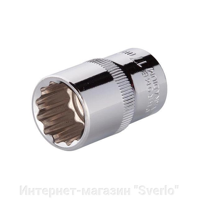 Головка дванадцятигранна 1/2", 17 мм INTERTOOL ET-0217 від компанії Интернет-магазин "Sverlo" - фото 1