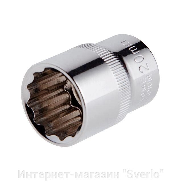 Головка дванадцятигранна 1/2", 20 мм INTERTOOL ET-0220 від компанії Интернет-магазин "Sverlo" - фото 1