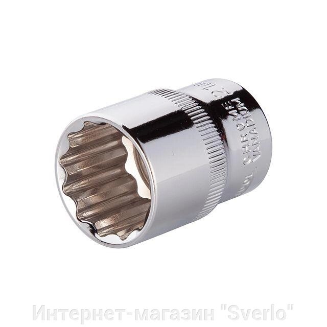 Головка дванадцятигранна 1/2", 21 мм INTERTOOL ET-0221 від компанії Интернет-магазин "Sverlo" - фото 1