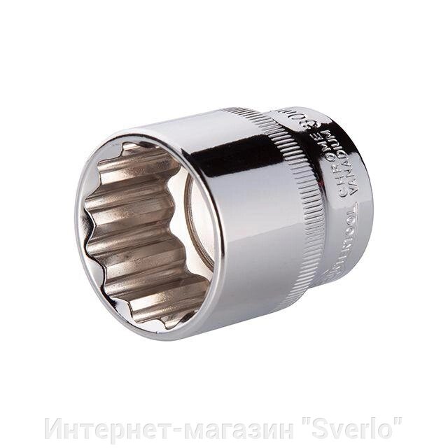 Головка дванадцятигранна 1/2", 30 мм INTERTOOL ET-0230 від компанії Интернет-магазин "Sverlo" - фото 1