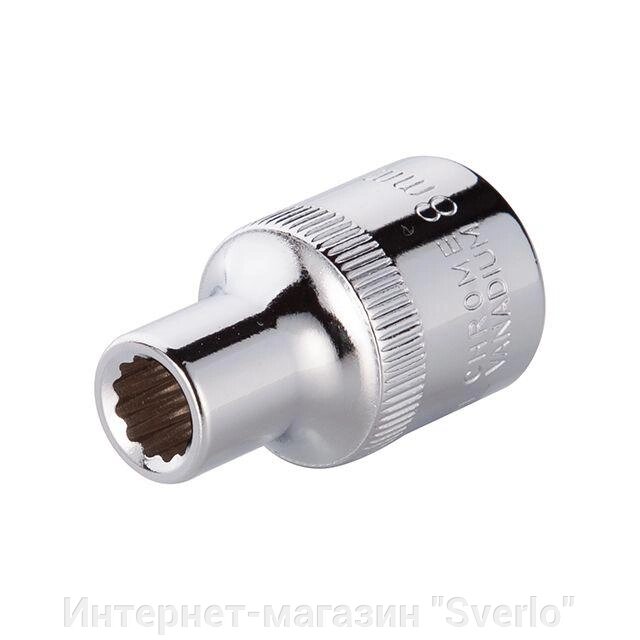 Головка дванадцятигранна 1/2", 8 мм INTERTOOL ET-0208 від компанії Интернет-магазин "Sverlo" - фото 1