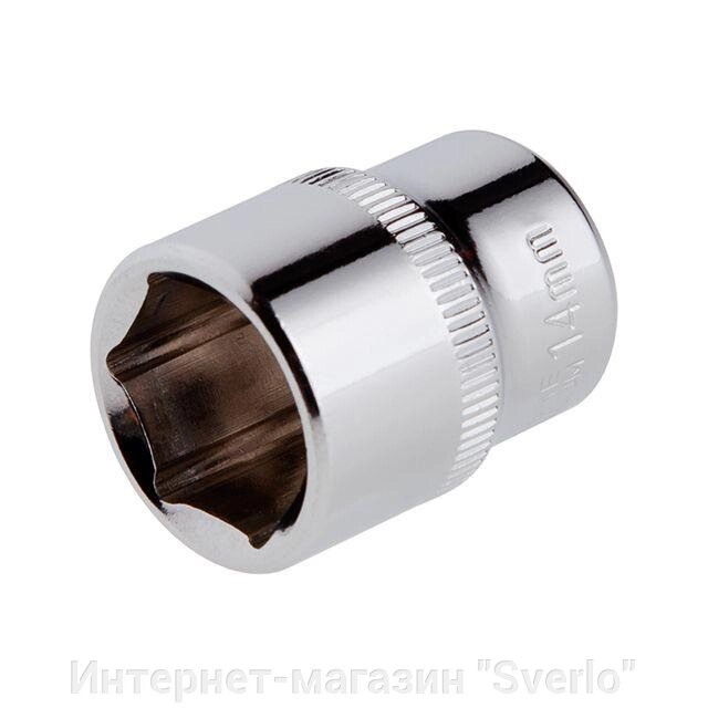 Головка шестигранна 1/4", 14 мм, Cr-V. STORM INTERTOOL ET-0444 від компанії Интернет-магазин "Sverlo" - фото 1