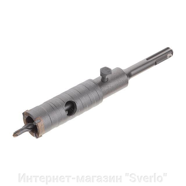 Комплект: свердло корончасте для бетону 26 мм+Перехідник SDS Plus 100 мм INTERTOOL SD-7026 від компанії Интернет-магазин "Sverlo" - фото 1