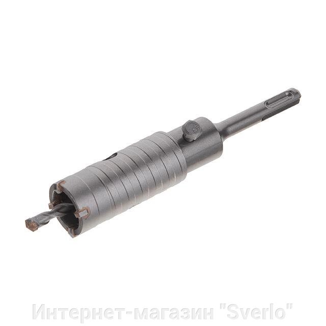 Комплект: свердло корончасте для бетону 32 мм+Перехідник SDS Plus 100 мм INTERTOOL SD-7032 від компанії Интернет-магазин "Sverlo" - фото 1