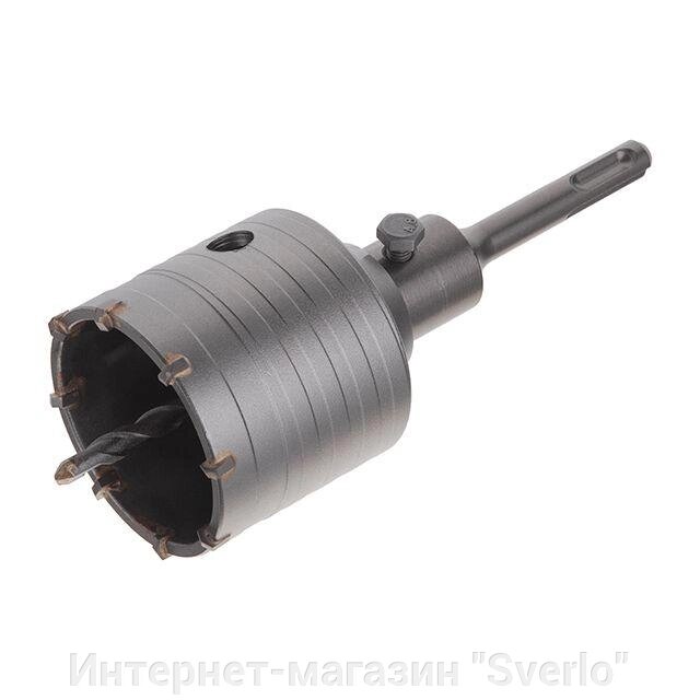 Комплект: свердло корончасте для бетону 65 мм+Перехідник SDS Plus 100 мм INTERTOOL SD-7065 від компанії Интернет-магазин "Sverlo" - фото 1