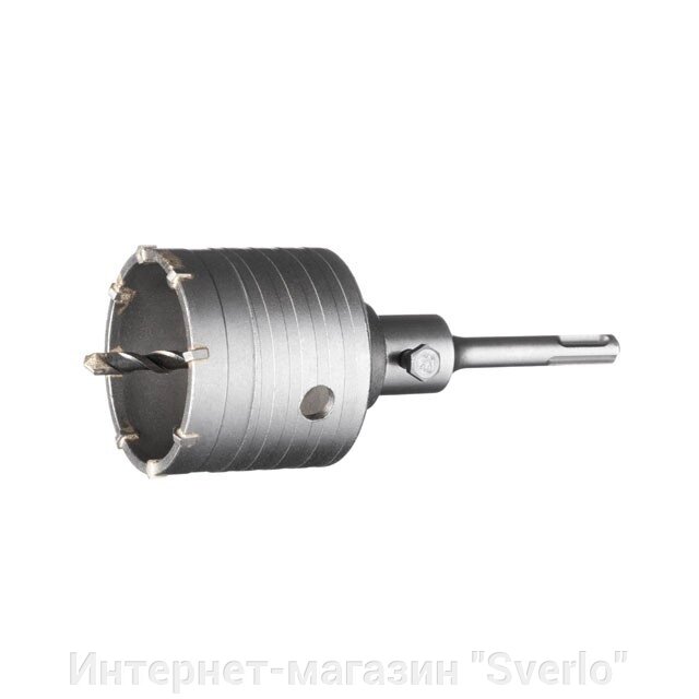 Комплект: свердло корончасте для бетону 68 мм+Перехідник SDS Plus 100 мм INTERTOOL SD-7068 від компанії Интернет-магазин "Sverlo" - фото 1