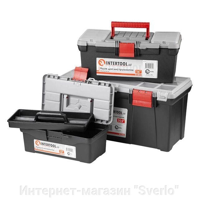 Комплект ящиків для інструментів INTERTOOL BX-0003 від компанії Интернет-магазин "Sverlo" - фото 1