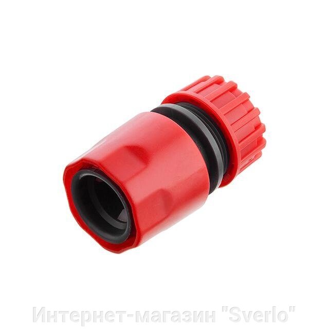 Конектор 1/2" з аквостопом для шланга 1/2" INTERTOOL GE-1019 від компанії Интернет-магазин "Sverlo" - фото 1