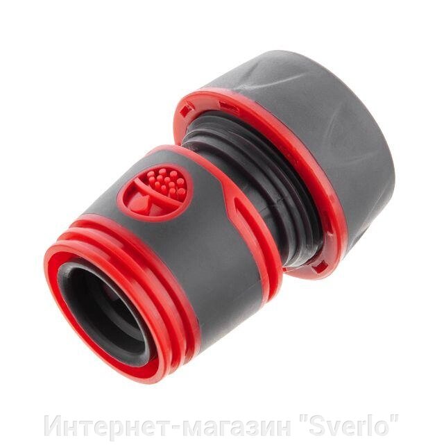 Конектор з аквостопом 1/2" для шланга 3/4" INTERTOOL GE-1120 від компанії Интернет-магазин "Sverlo" - фото 1