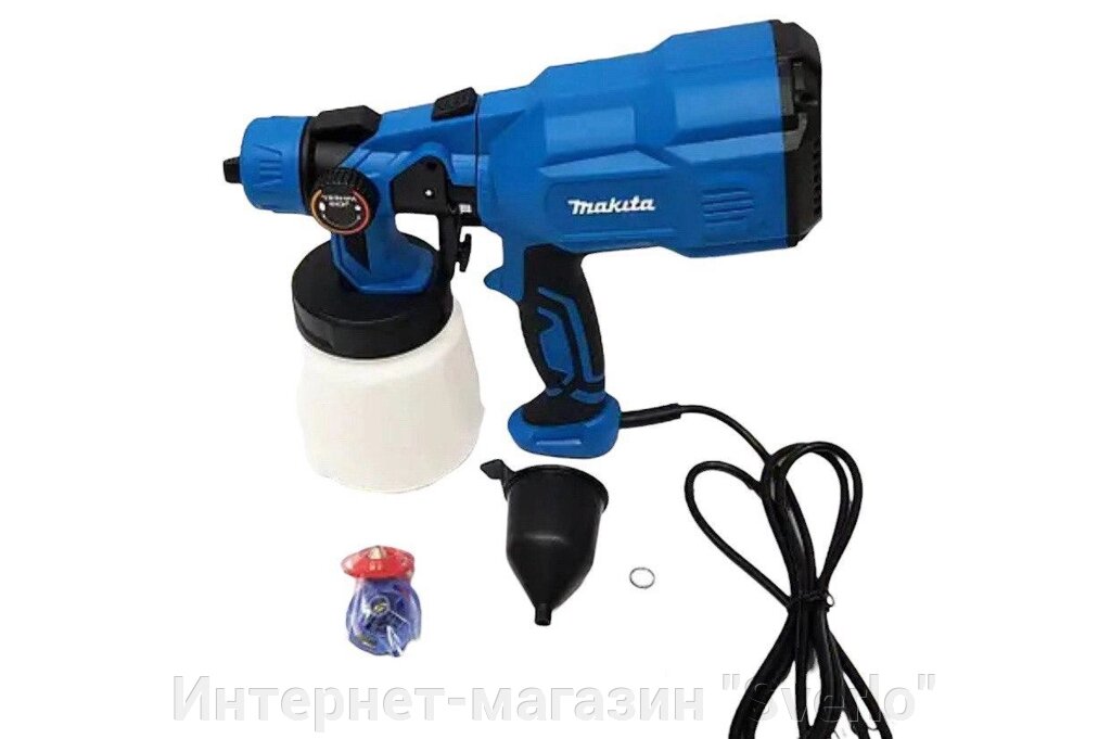 Краскопульт Makita AH550L гарантія 1 рік Румунія Новинка 2021год ( в комплекті 3 сопла 1,8 мм, 2,5 мм, від компанії Интернет-магазин "Sverlo" - фото 1