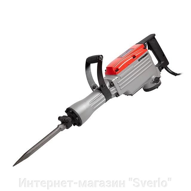 Молоток відбійний SDS hex 1050 Вт, 1400удар/хв, 42Дж, металевий кейс, піка, зубило. INTERTOOL DT-0198 від компанії Интернет-магазин "Sverlo" - фото 1