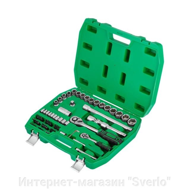 Набір інструментів 72 од., 1/2" і 1/4" INTERTOOL ET-6072SP від компанії Интернет-магазин "Sverlo" - фото 1