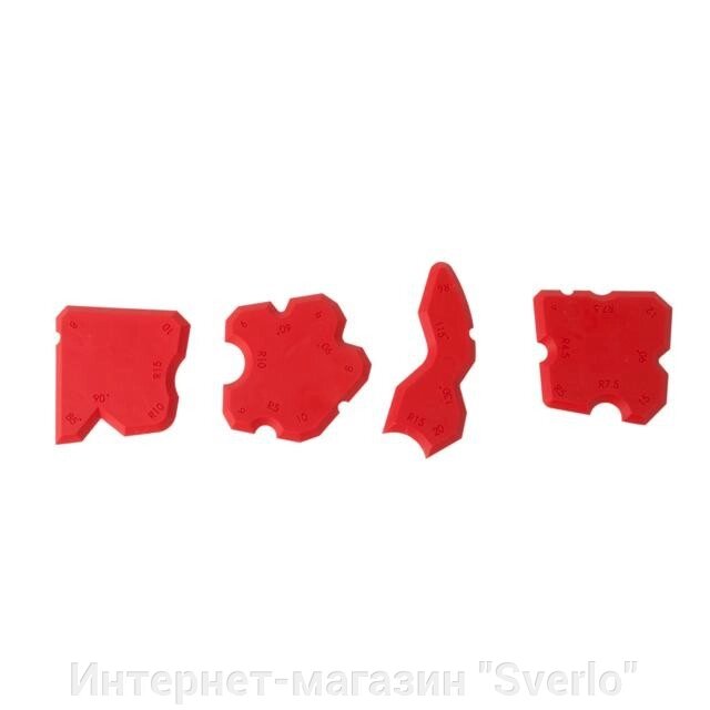 Набір шпателей для силікону 4 шт INTERTOOL KT-2001 від компанії Интернет-магазин "Sverlo" - фото 1