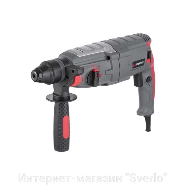 Перфоратор 1000 Вт, 3.5 Дж, 0-1300 об./хв, 0-5100 уд./хв, 3 режими, SDS plus INTERTOOL DT-0185 від компанії Интернет-магазин "Sverlo" - фото 1