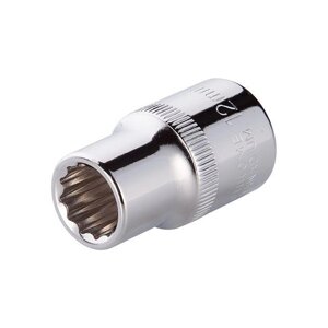 Головка дванадцятигранна 1/2", 12 мм INTERTOOL ET-0212