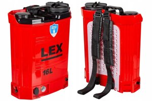 Обприскувач акумуляторний садовий LEX 16L 12 Ah LES16