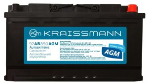 Автомобільний акумулятор KRAISSMANN 92 AB 850 AGM