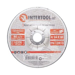 Круг зачисний для металу INTERTOOL CT-4023