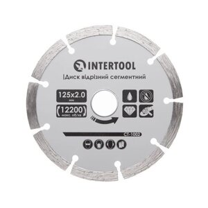 Диск відрізний сегментний, алмазний INTERTOOL CT-1002