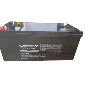 Гелевий акумулятор Viper GEL 6-FM-100 12V 100AH