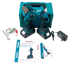 Набір макіта 2в1, пила Makita 155Z (Шина 10см) + секатор Makita DUP 270 24В