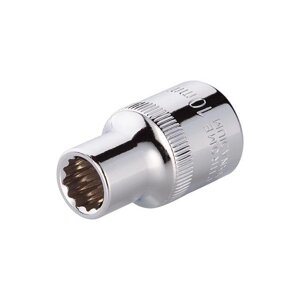 Головка дванадцятигранна 1/2", 10 мм INTERTOOL ET-0210