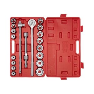 Набір головок і комплектуючих 21 од., 3/4", гол. 6 г, 19-50 мм INTERTOOL HT-2221