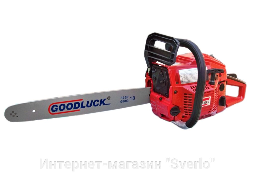 Пила ланцюгова бензинова GOOD LUCK GL 4500EC (З підкачуванням) від компанії Интернет-магазин "Sverlo" - фото 1