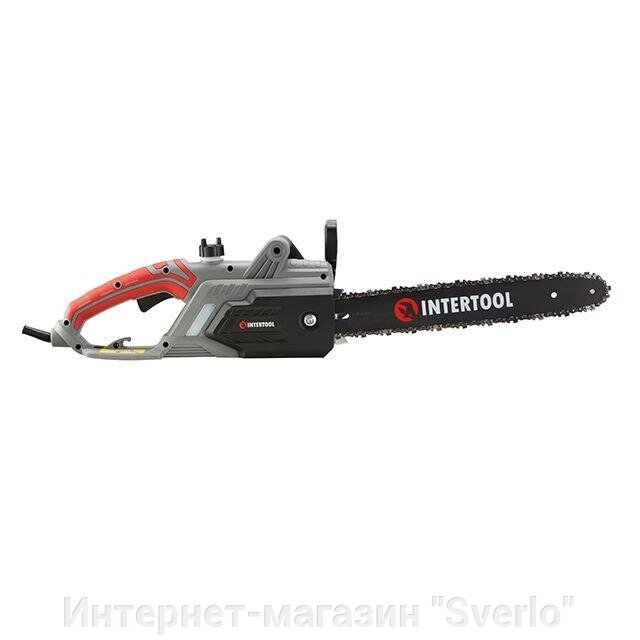 Пила ланцюгова електрична 2400 Вт, шина 40 см, бічний двигун INTERTOOL DT-2201 від компанії Интернет-магазин "Sverlo" - фото 1