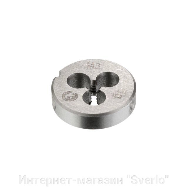 Плашка M 3x0,5 мм INTERTOOL SD-8206 від компанії Интернет-магазин "Sverlo" - фото 1