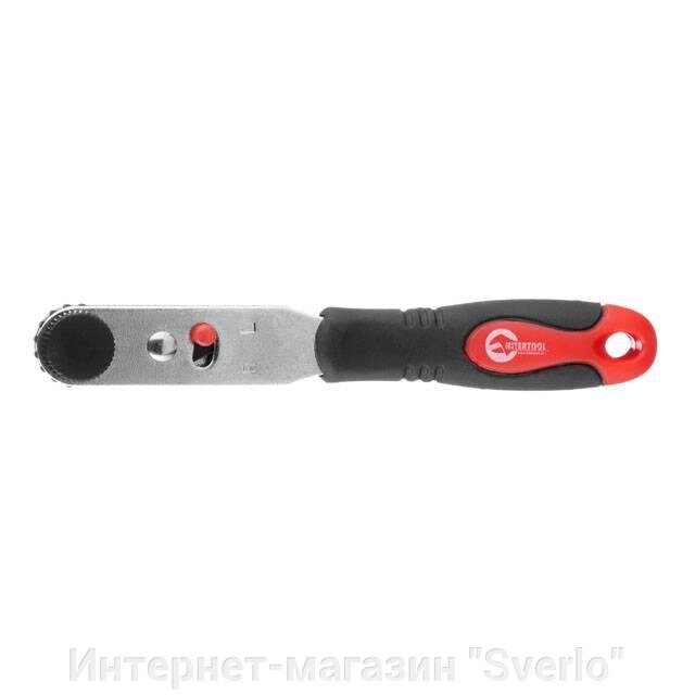 Ручка з храповим механізмом для викруткових насадок INTERTOOL VT-0105 від компанії Интернет-магазин "Sverlo" - фото 1