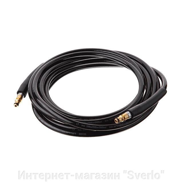 Шланг високого тиску 5м, до мийки DT-1502/1503/1504/1508/1515/1517/WT-1509, макс. 170бар INTERTOOL DT-1545 від компанії Интернет-магазин "Sverlo" - фото 1