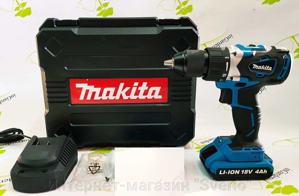 Шуруповерт акумуляторний Makita DDF482RMJ БЕЗЩІТКОВИЙ від компанії Интернет-магазин "Sverlo" - фото 1