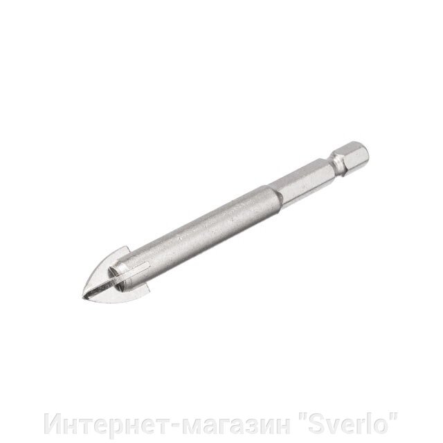 Свердло для скла та кераміки 12 мм HEX 1/4'' (6.35 mm) INTERTOOL SD-0292 від компанії Интернет-магазин "Sverlo" - фото 1