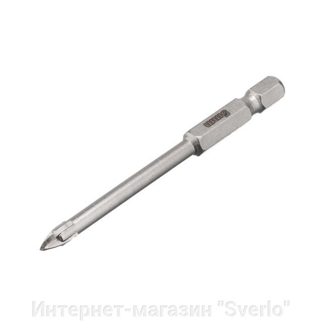 Свердло для скла та кераміки 5 мм HEX 1/4'' (6.35 mm) INTERTOOL SD-0285 від компанії Интернет-магазин "Sverlo" - фото 1