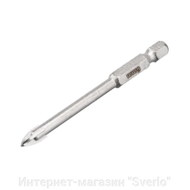 Свердло для скла та кераміки 6 мм HEX 1/4'' (6.35 mm) INTERTOOL SD-0286 від компанії Интернет-магазин "Sverlo" - фото 1