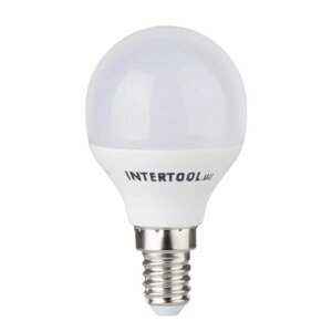 Світлодіодна лампа LED 5 вт, E14, 220 в, intertool LL-0102