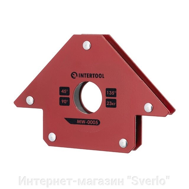 Тримач магнітний для зварювання стріла, 45°, 90°,135°, 23 кг, 9010017 мм INTERTOOL MW-0005 від компанії Интернет-магазин "Sverlo" - фото 1