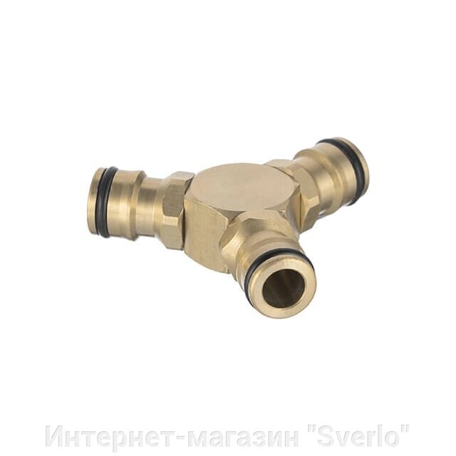 Трійник латунний для конектора 1/2" STORM INTERTOOL GE-1203 від компанії Интернет-магазин "Sverlo" - фото 1