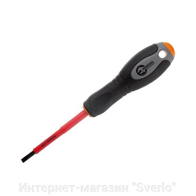 Викрутка ізольована шліцьова INTERTOOL VT-3204 від компанії Интернет-магазин "Sverlo" - фото 1