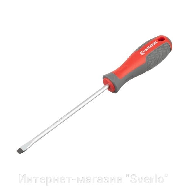 Викрутка шліцьова SL5.0*125 мм, CR-V INTERTOOL VT-3307 від компанії Интернет-магазин "Sverlo" - фото 1