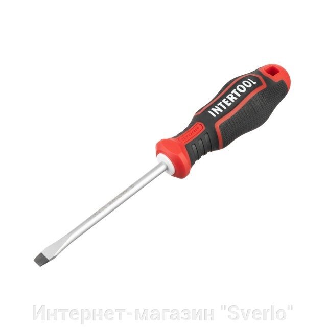 Викрутка шліцьова SL6.0*100 мм, S2, STORM INTERTOOL VT-3410 від компанії Интернет-магазин "Sverlo" - фото 1