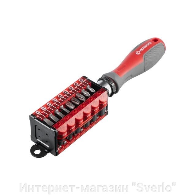 Викрутка з храповим механізмом і комплектом насадок 31 од INTERTOOL VT-3374 від компанії Интернет-магазин "Sverlo" - фото 1