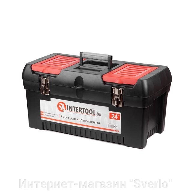 Ящик для інструментів із металевими замками INTERTOOL BX-1024 від компанії Интернет-магазин "Sverlo" - фото 1