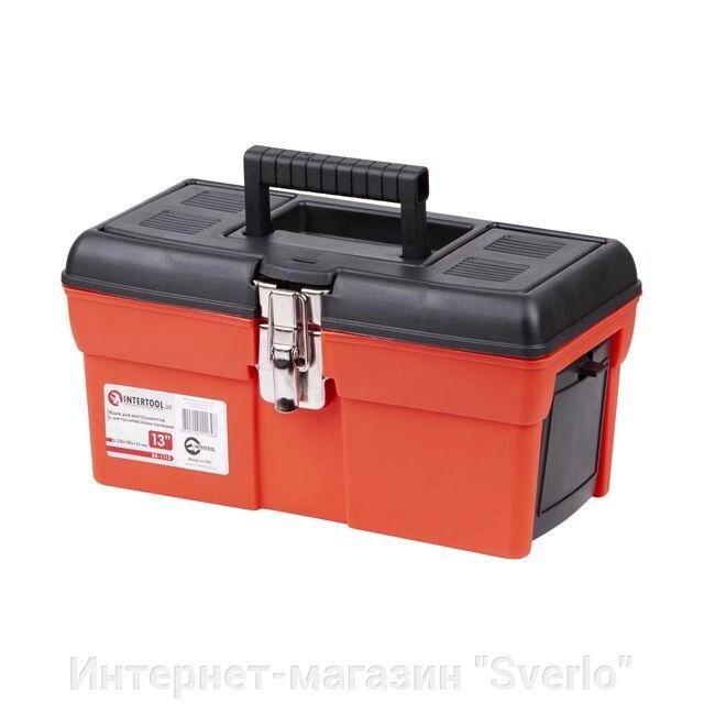 Ящик для інструментів із металевими замками INTERTOOL BX-1113 від компанії Интернет-магазин "Sverlo" - фото 1