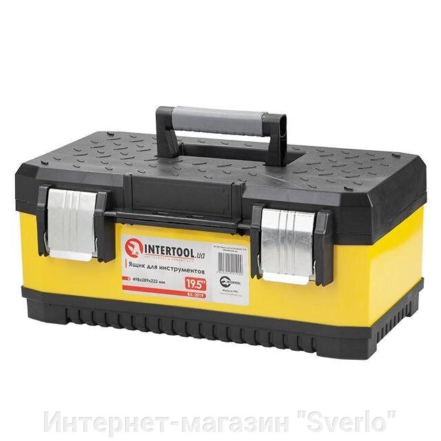 Ящик для інструментів із металевими замками INTERTOOL BX-2019 від компанії Интернет-магазин "Sverlo" - фото 1