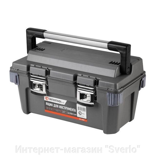 Ящик для інструментів із металевими замками INTERTOOL BX-6020 від компанії Интернет-магазин "Sverlo" - фото 1