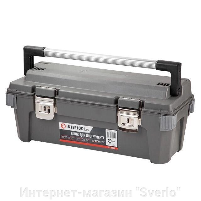 Ящик для інструментів із металевими замками INTERTOOL BX-6025 від компанії Интернет-магазин "Sverlo" - фото 1